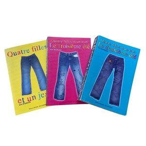 📒📘Series of 3 books 4 filles et Jean/The Sisterhood of the Traveling Pants📘📒